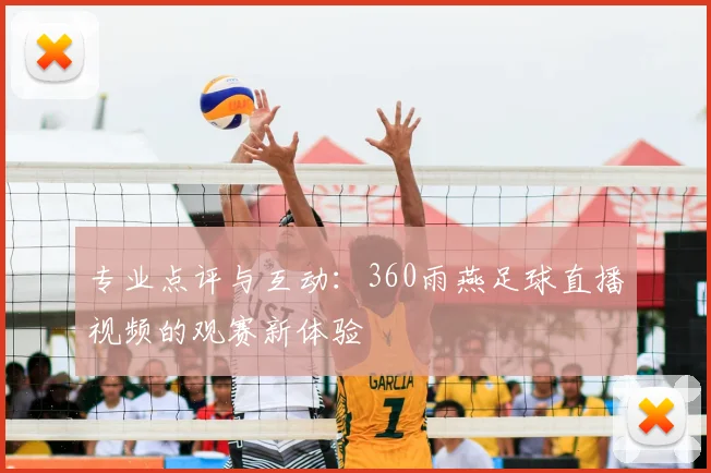 专业点评与互动：360雨燕足球直播视频的观赛新体验